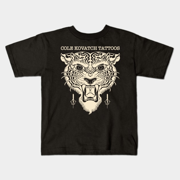 The Tiger Kids T-Shirt by Cole Kovatch Tattoos